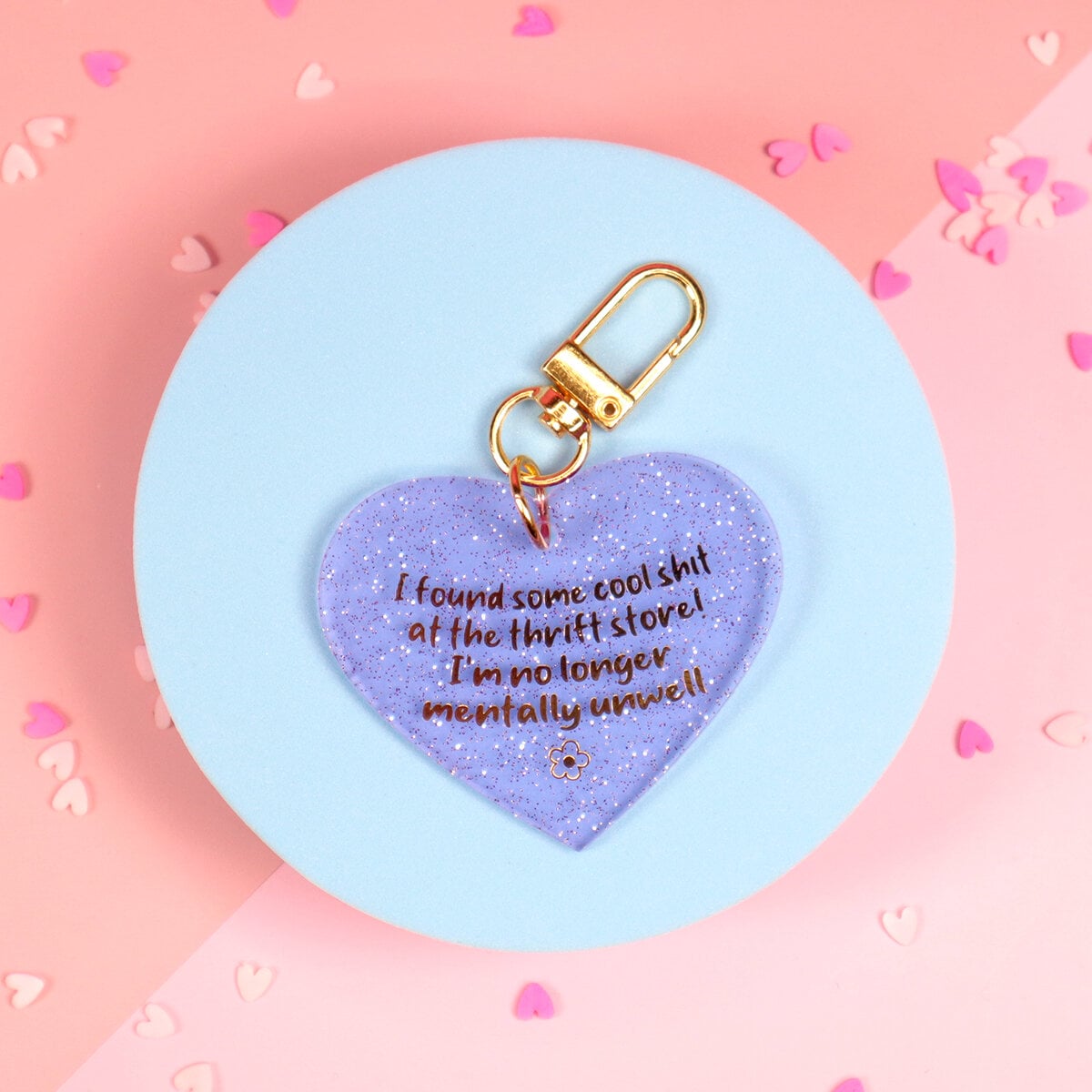 Heart key ring - Cool shit at the thrift store
