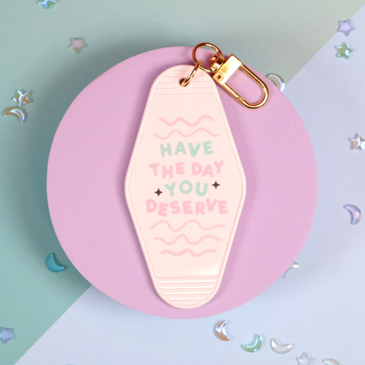 Motel key ring - Have the day you deserve
