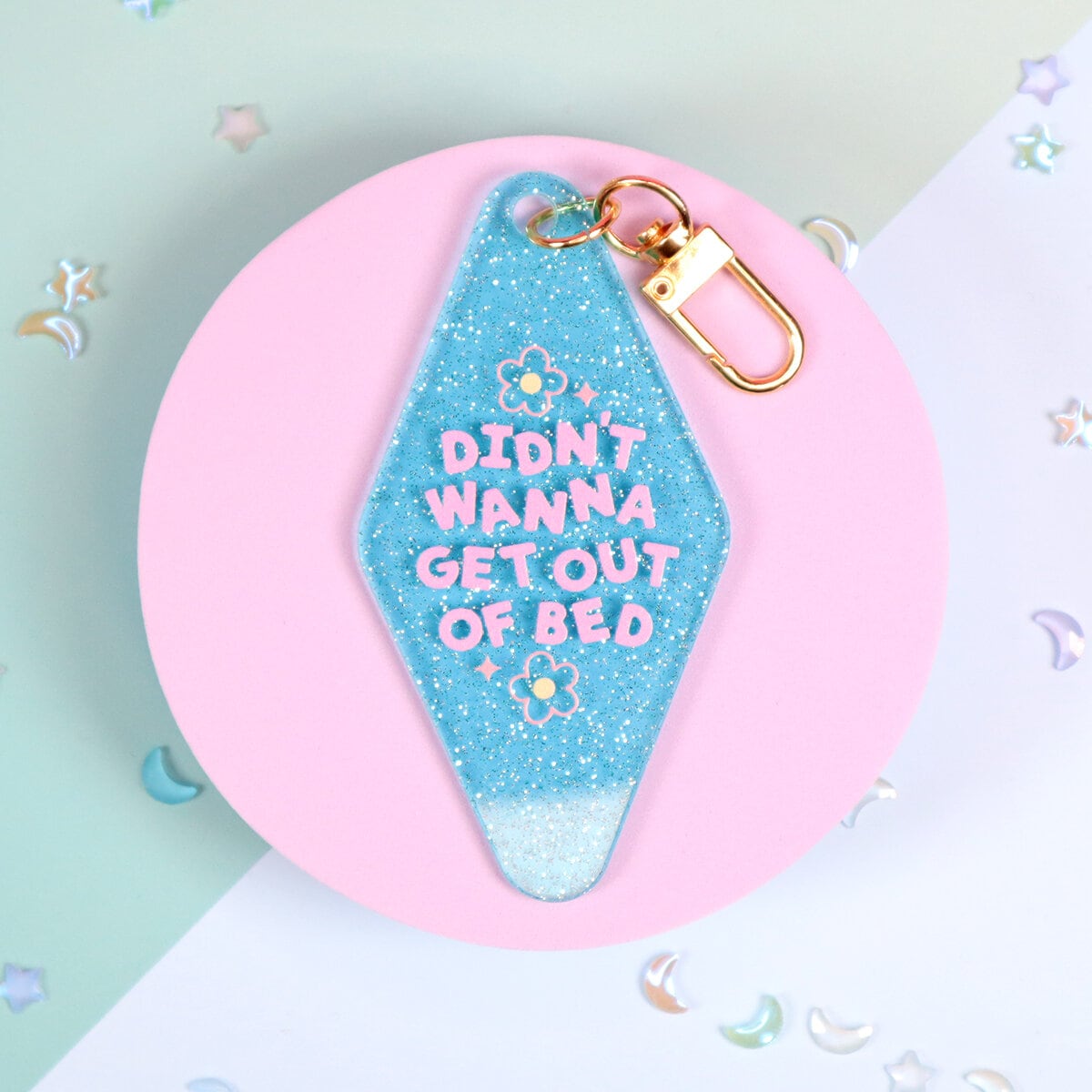 Motel key ring - Didn´t wanna get out of bed