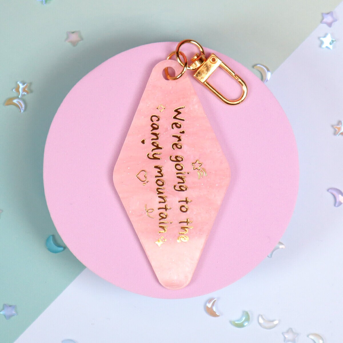 Motel key ring - Candy mountain