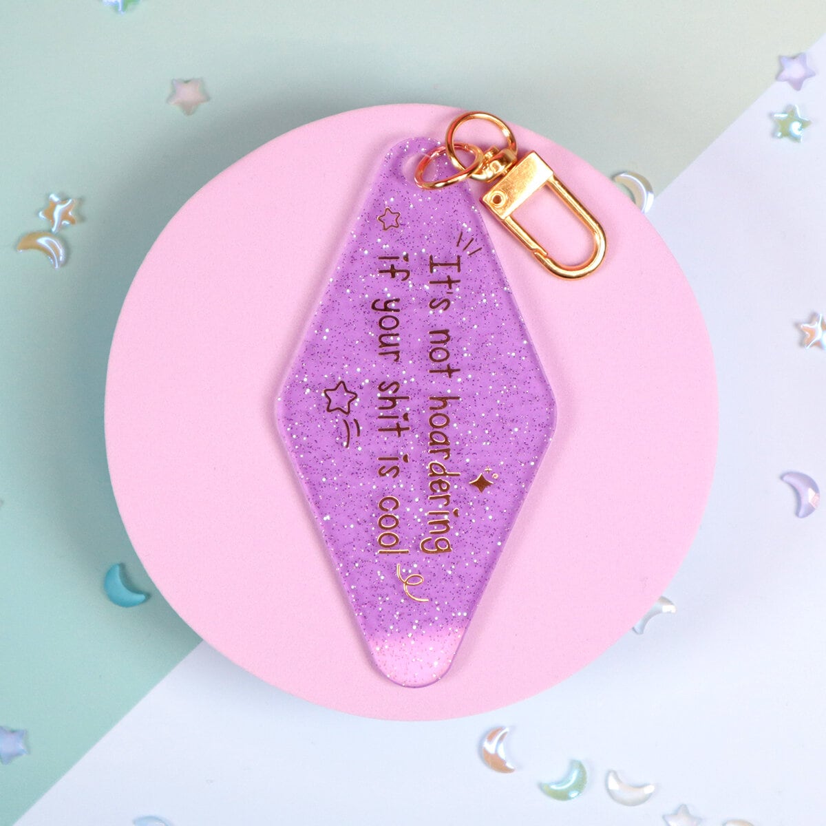 Motel key ring - your shit is cool