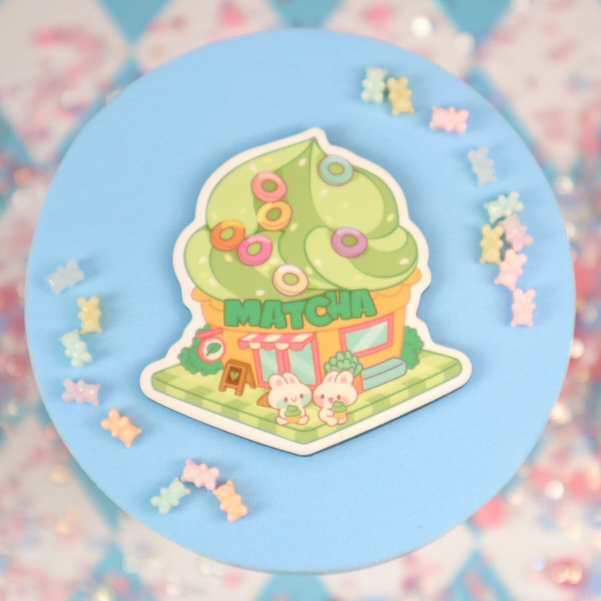 Magnet - Bunny matcha shop