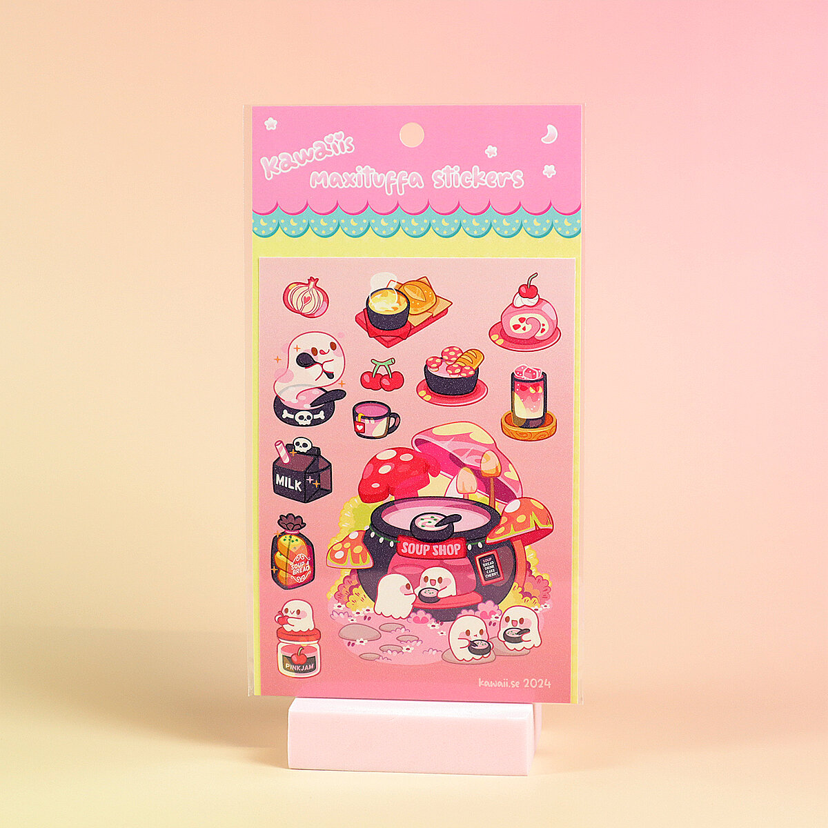 Stickersark A6 - Soup ghost