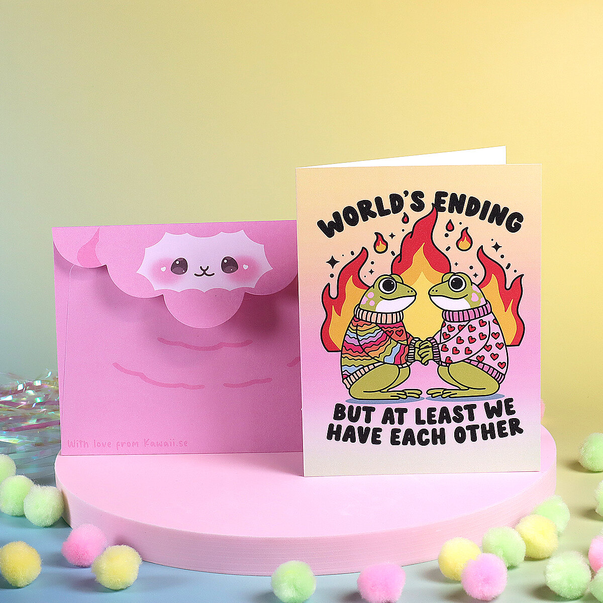 Kort med kuvert - World´s ending