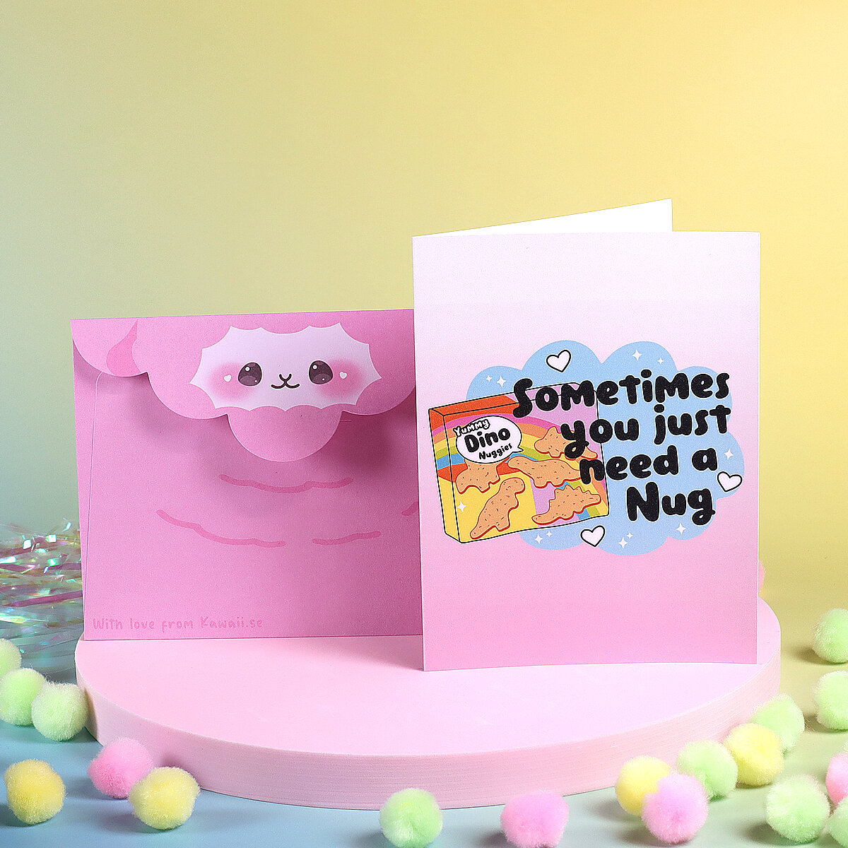 Kort med kuvert - Sometimes you just need a nug
