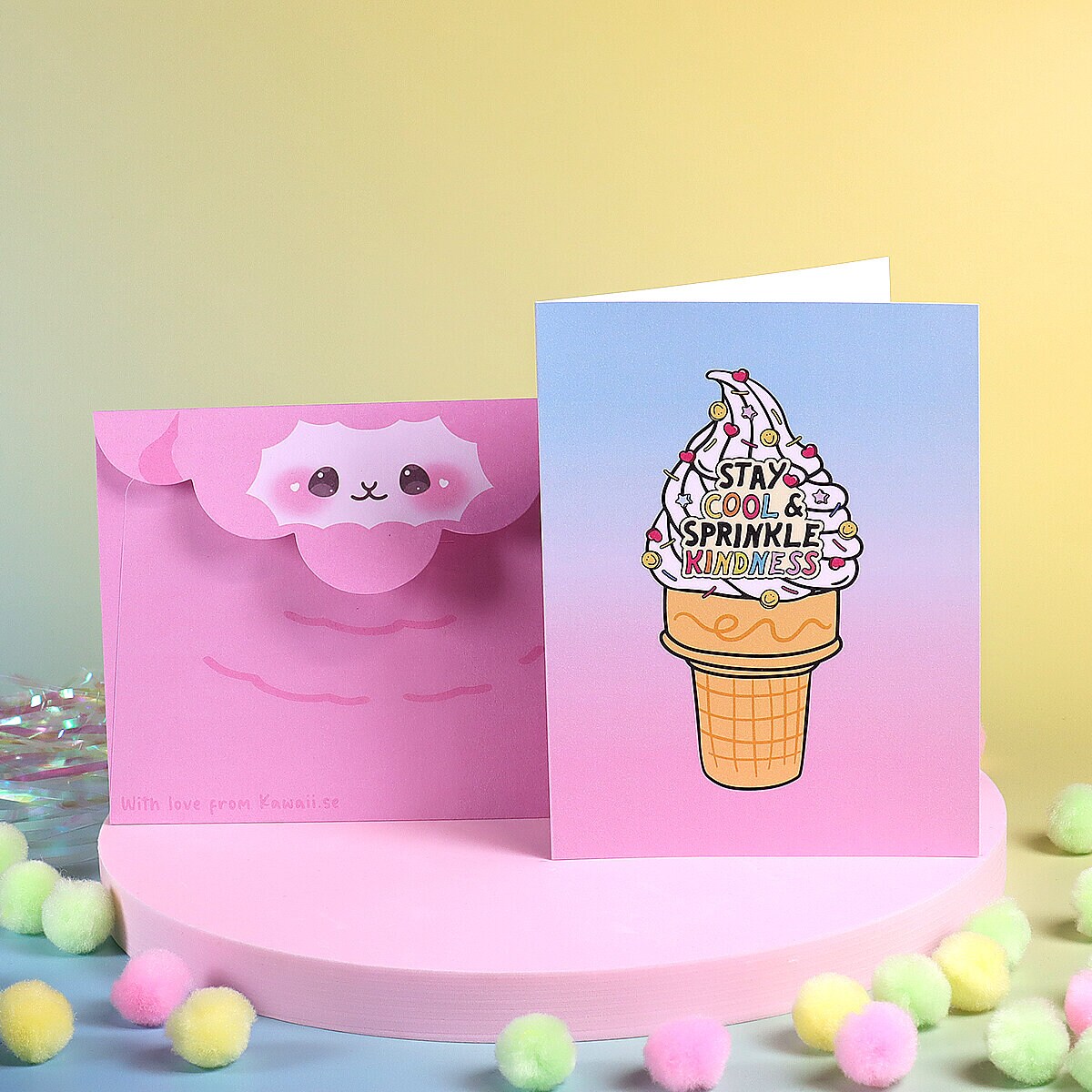 Kort med kuvert - Sprinkle kindness