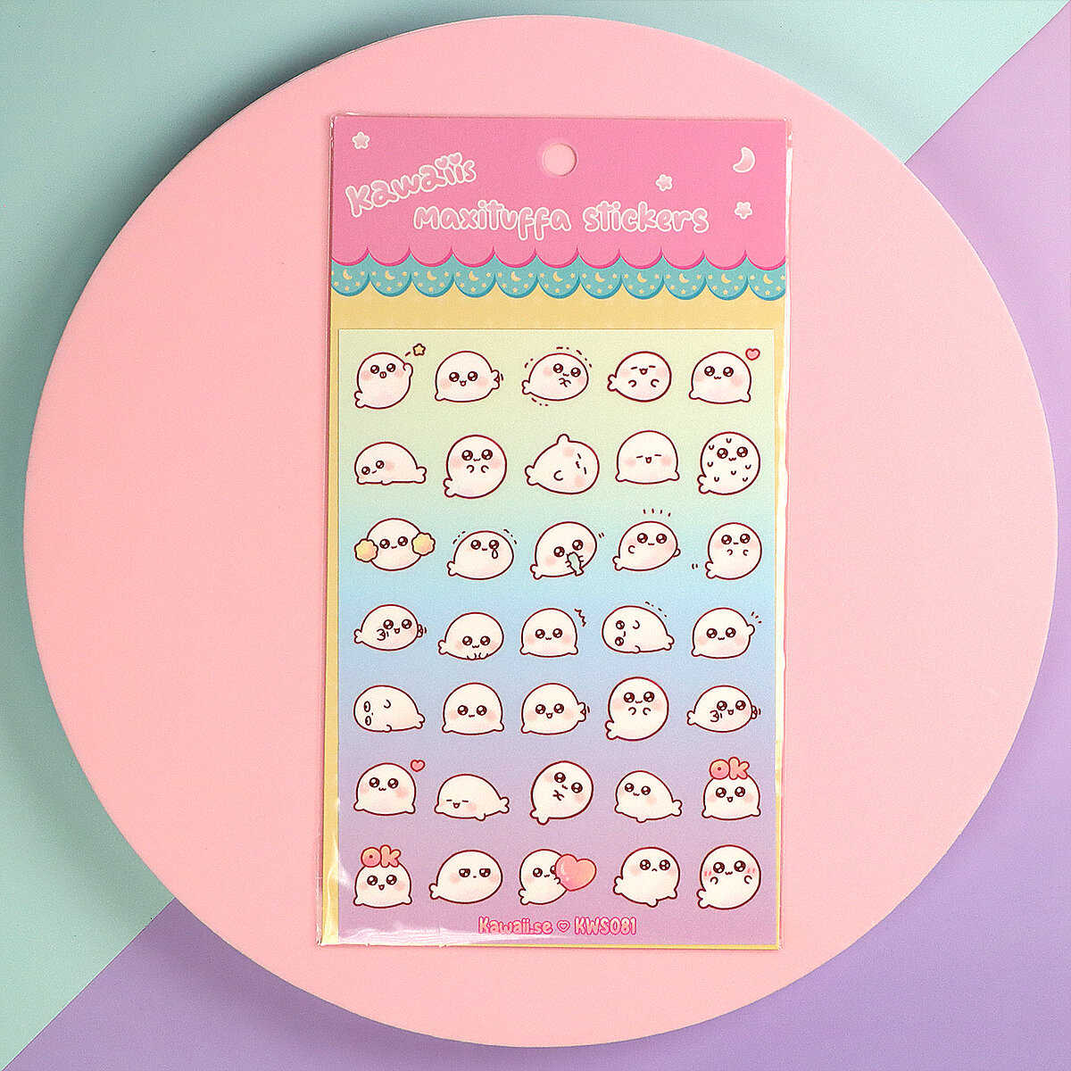 Stickersark A6 - Smol seals