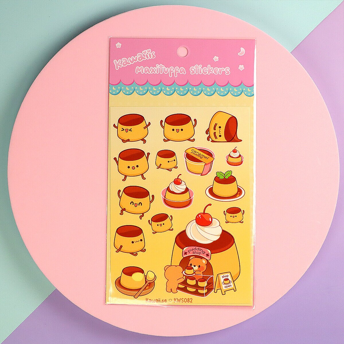 Stickersark A6 - Chubby puddings