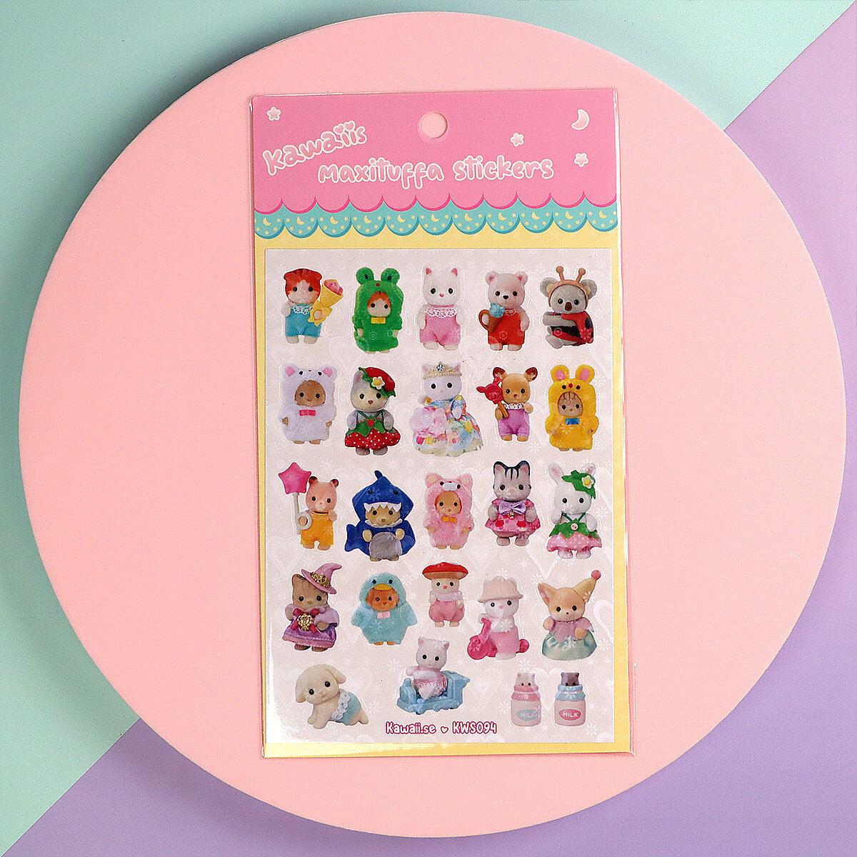 Stickersark A6 - Calico critters