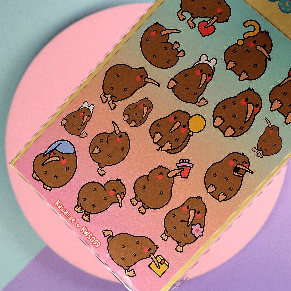 Stickersark A6 - Kiwi birdies