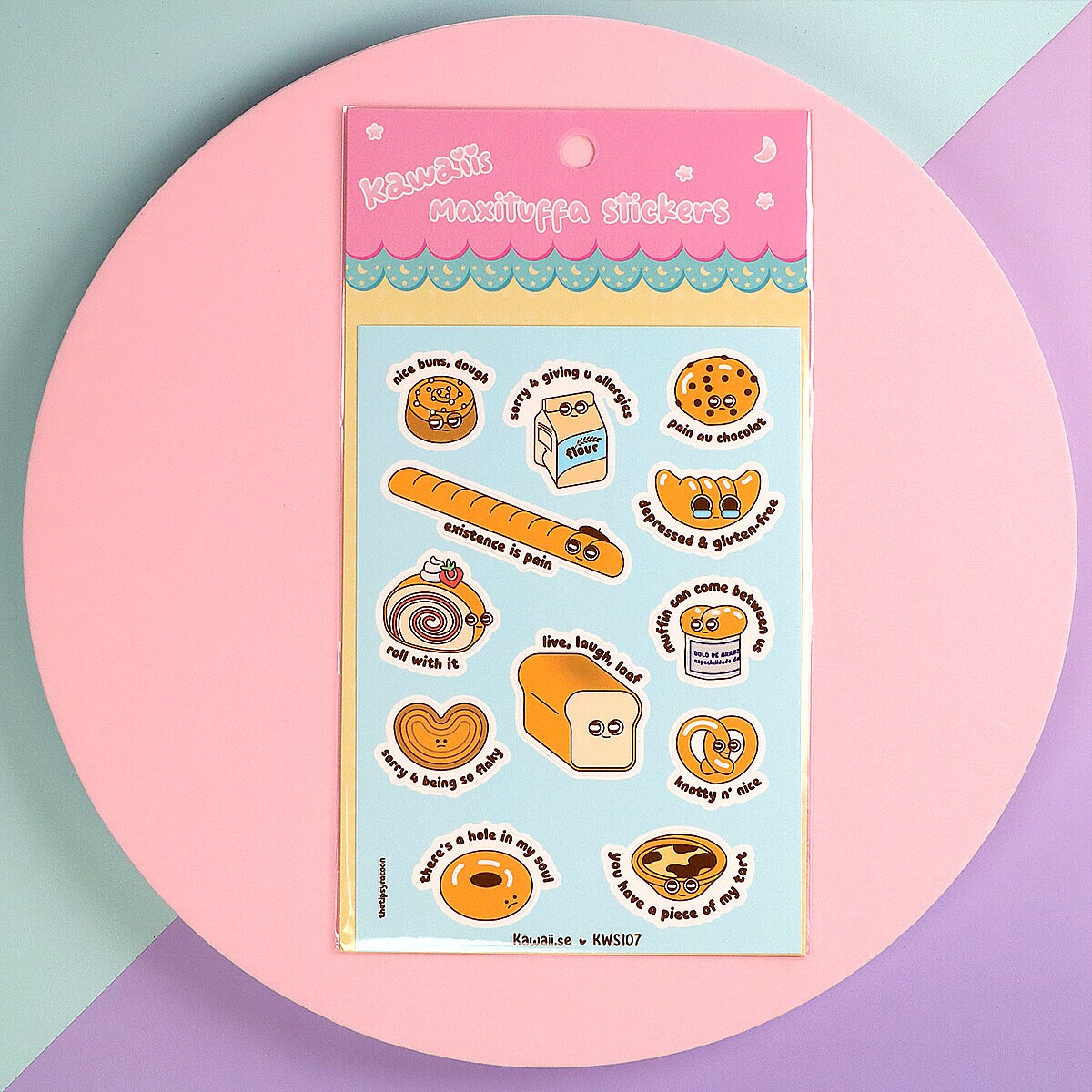 Stickersark A6 - Breads being bread