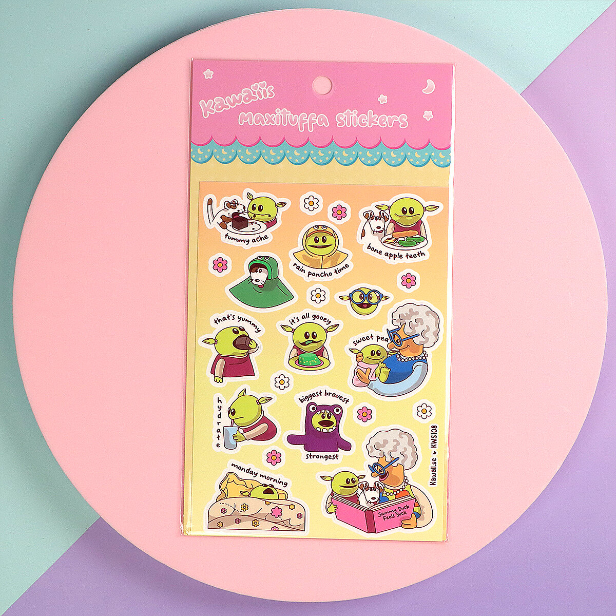 Stickersark A6 - Nanalan v 1