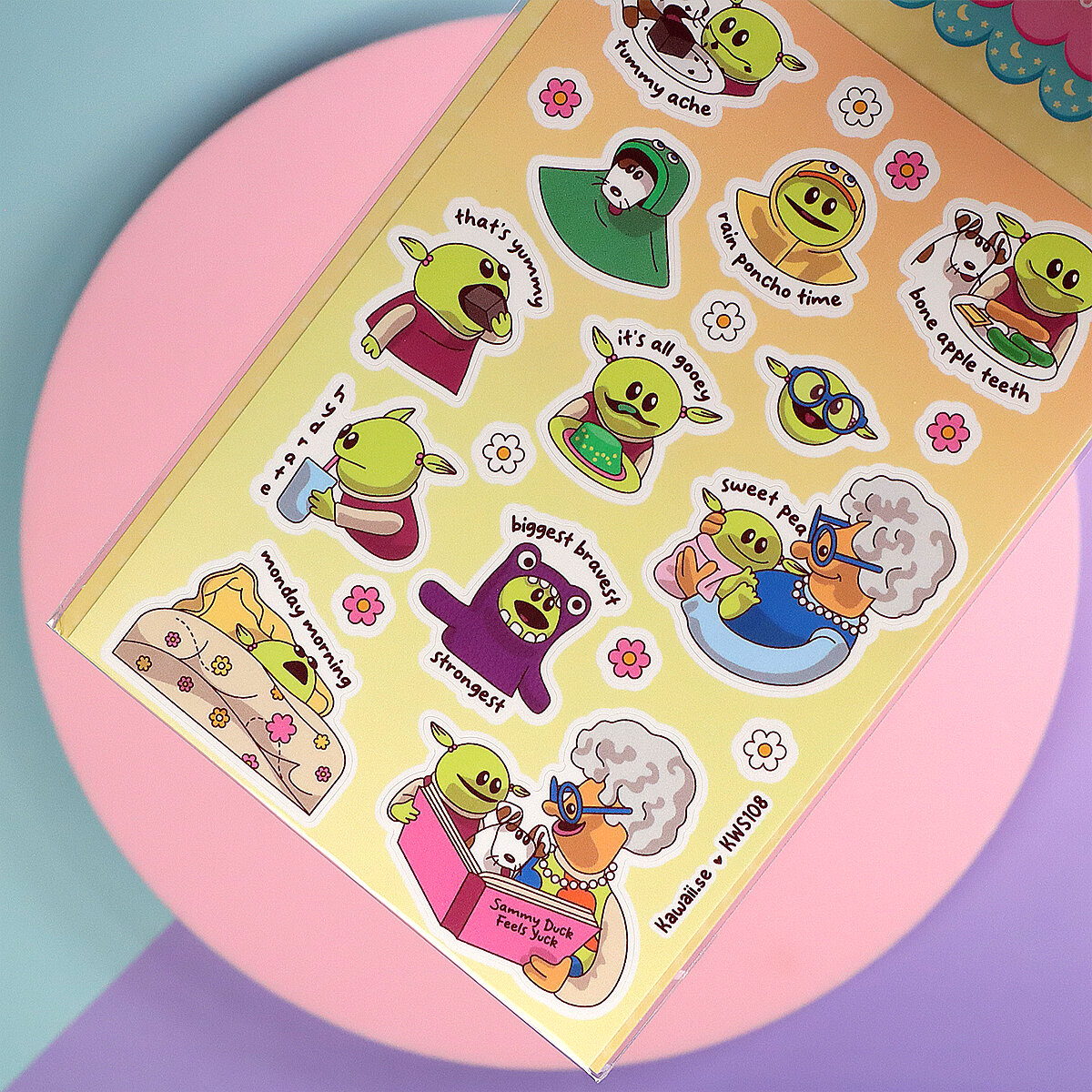 Stickersark A6 - Nanalan v 1