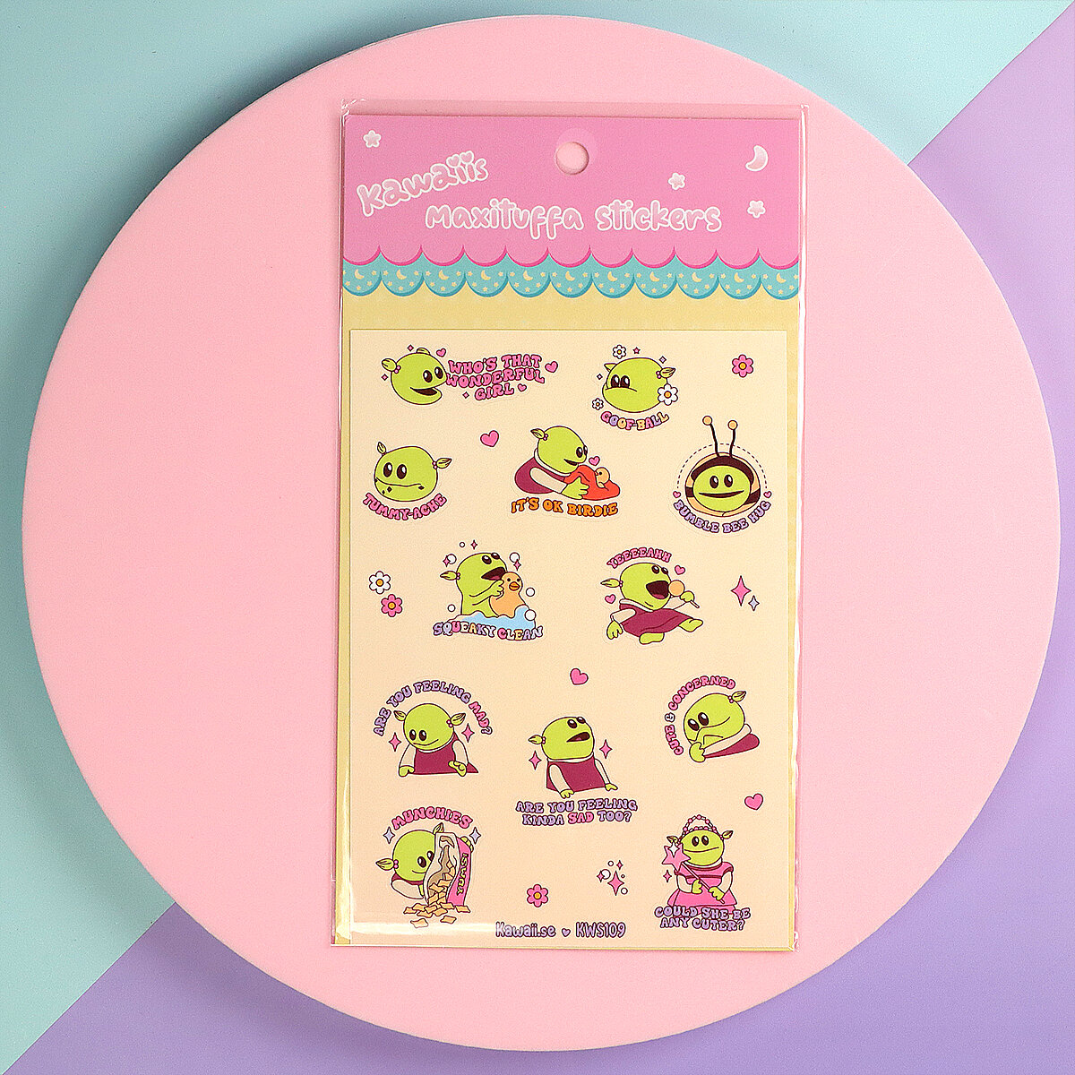 Stickersark A6 - Nanalan v 2