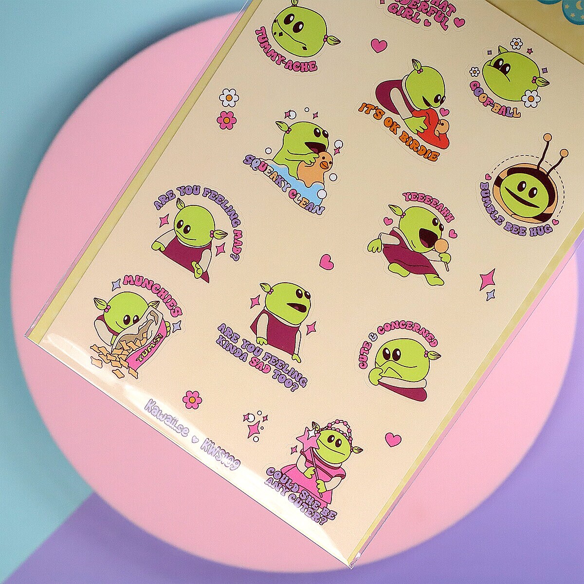 Stickersark A6 - Nanalan v 2