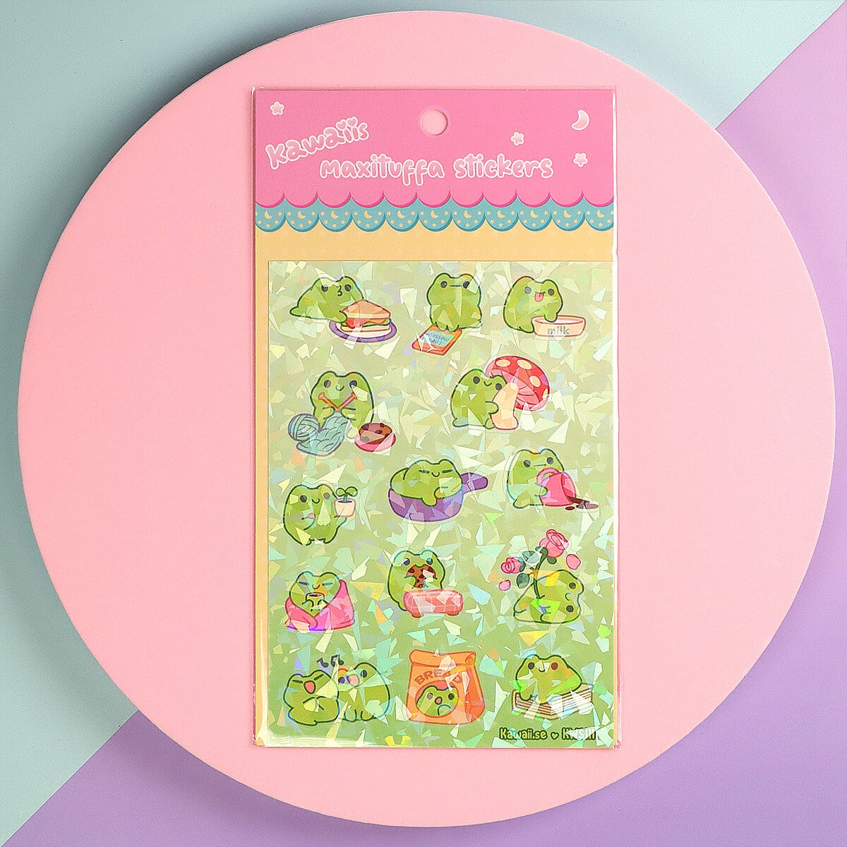 Stickersark A6 - Lil froggy