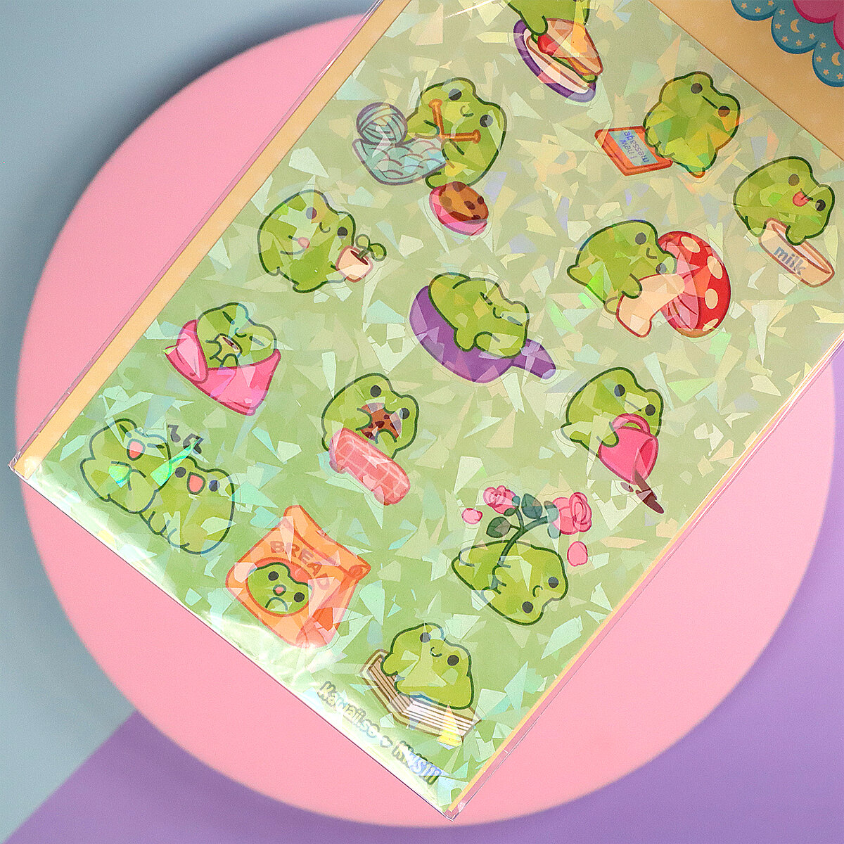 Stickersark A6 - Lil froggy