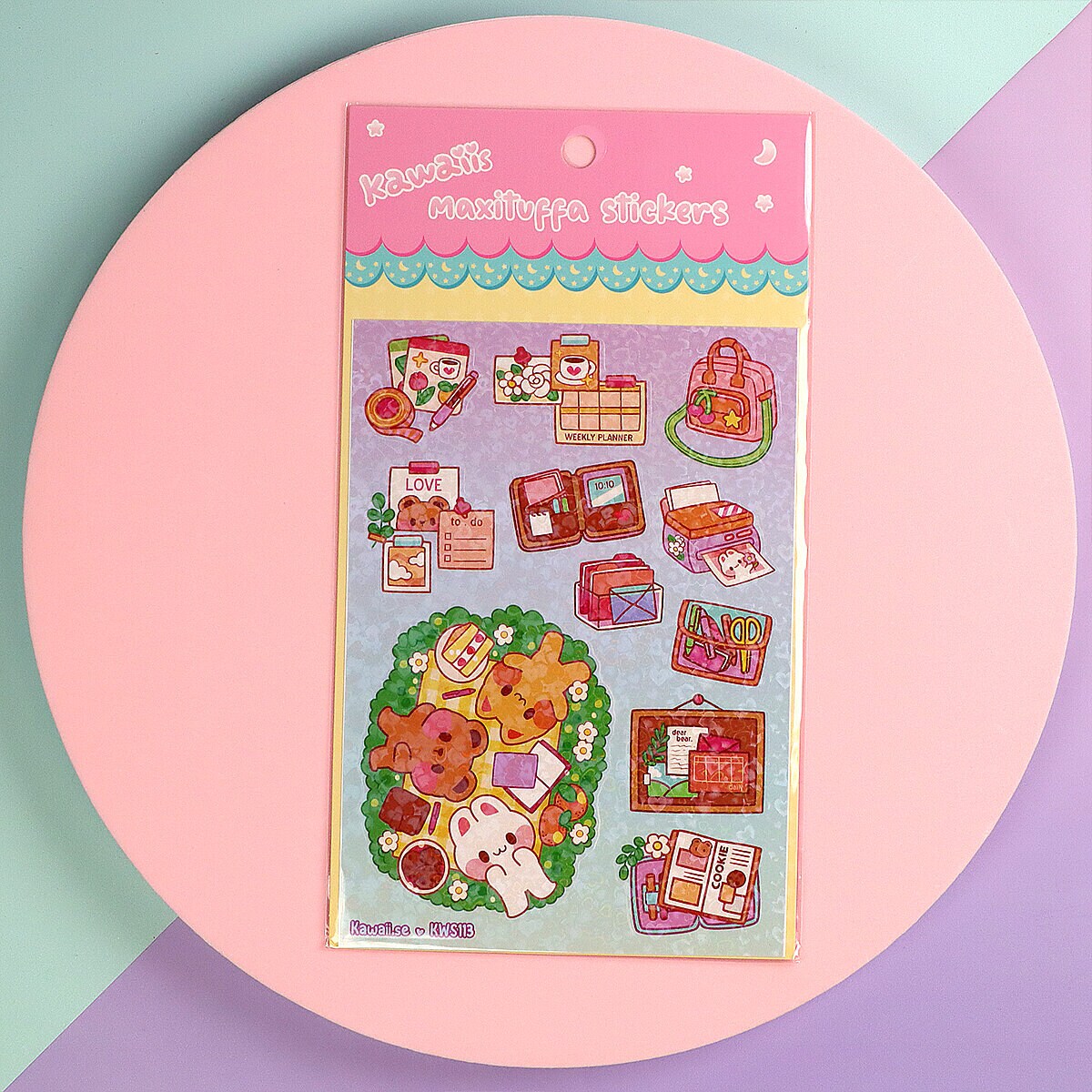 Stickersark A6 - Study group picnic