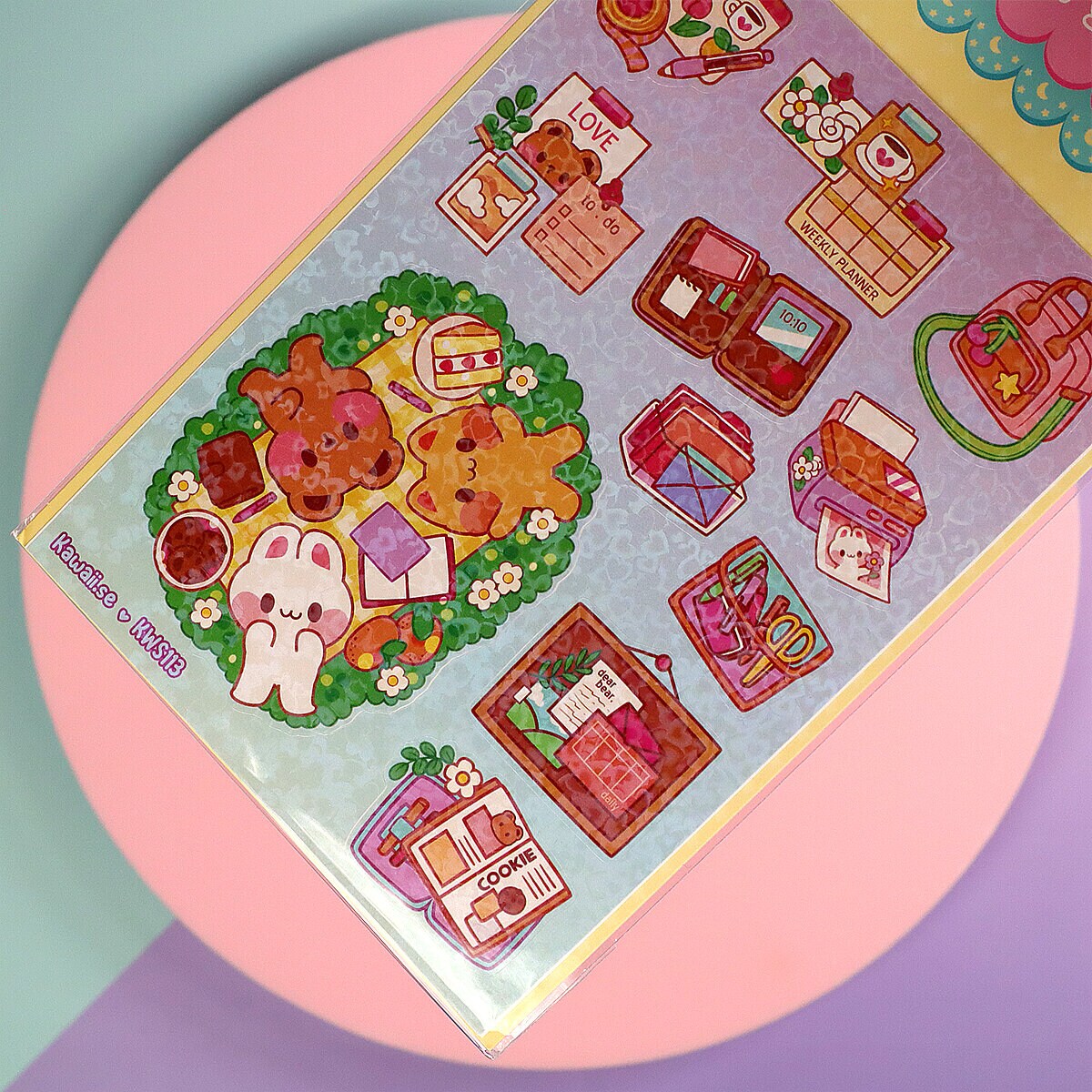 Stickersark A6 - Study group picnic