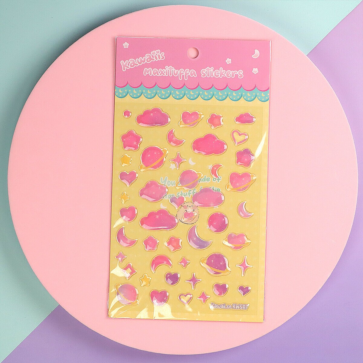 Epoxystickers - Pink galaxy