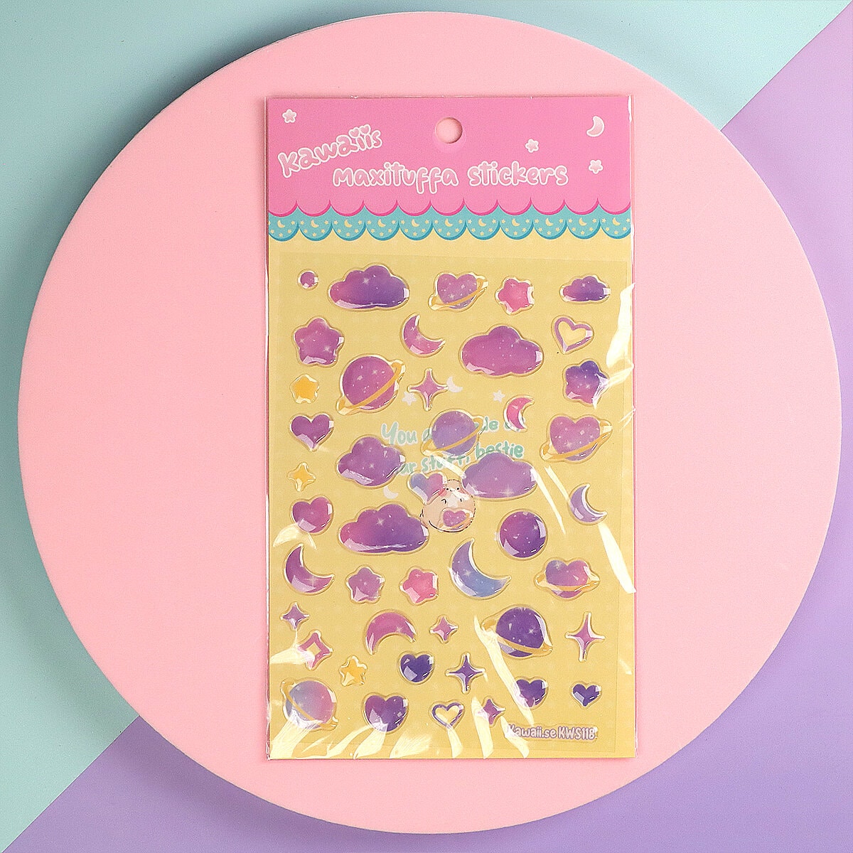 Epoxystickers - Purple galaxy