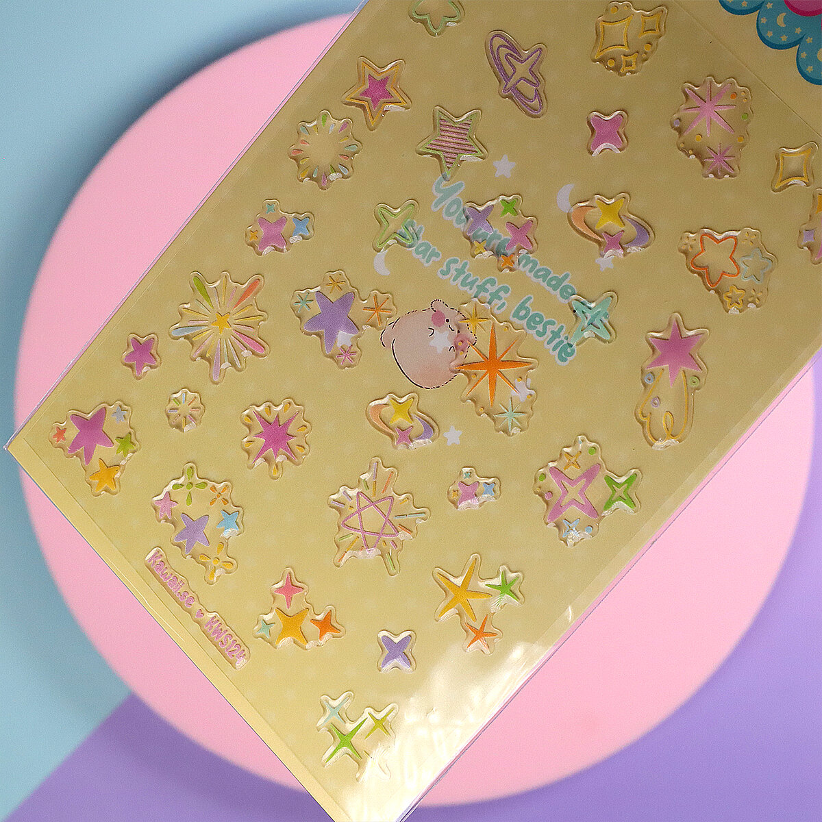 Epoxystickers - Sparkle and stars