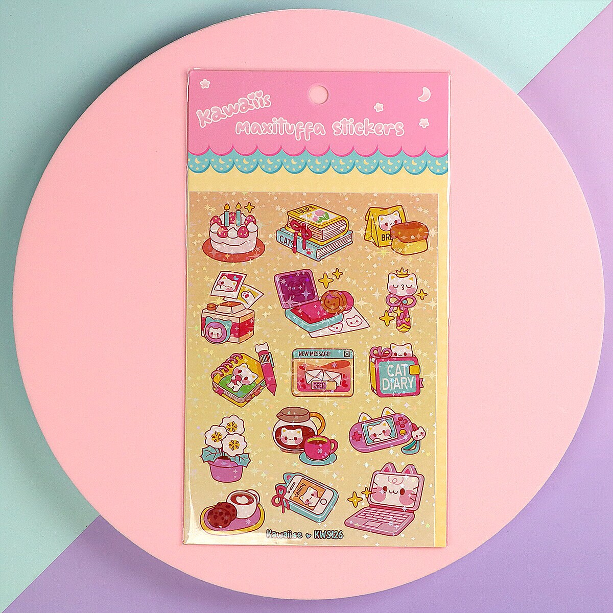 Stickersark A6 - Cat stuff