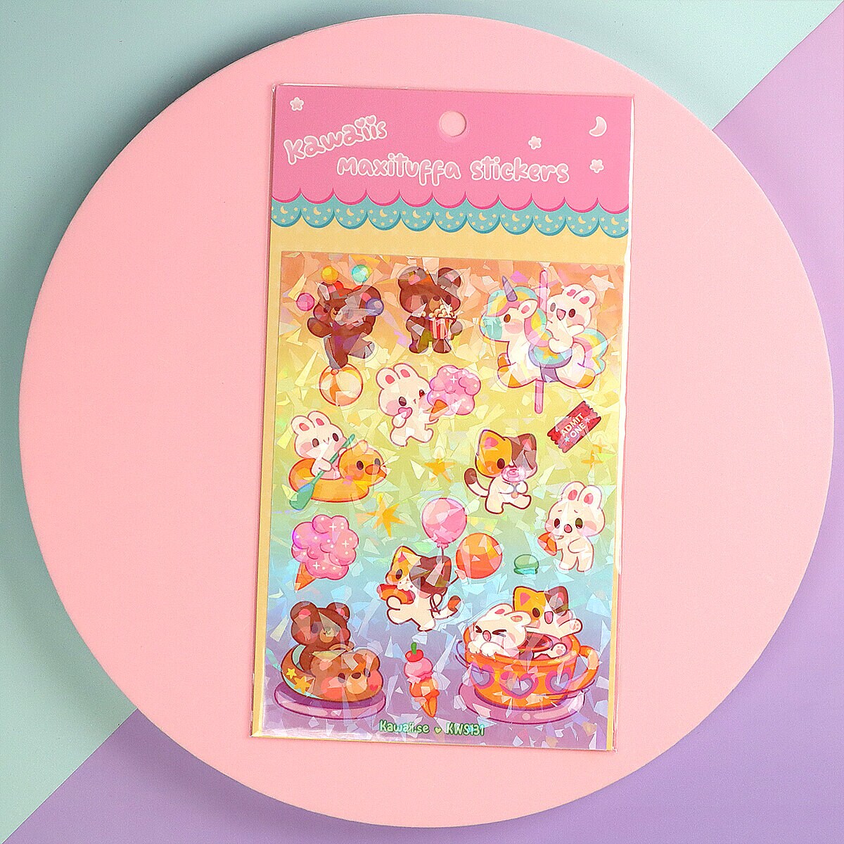 Stickersark A6 - Tivoli fair