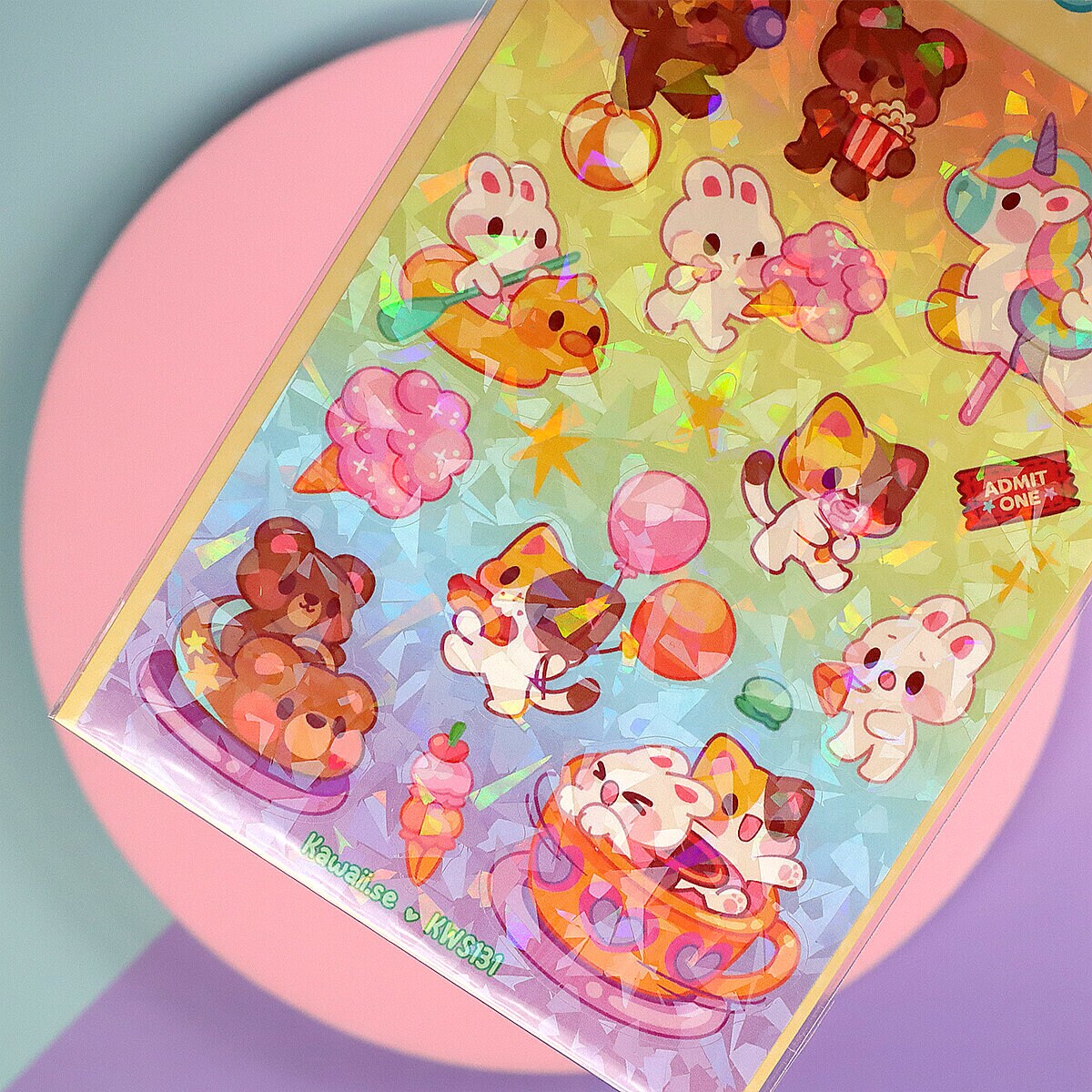 Stickersark A6 - Tivoli fair