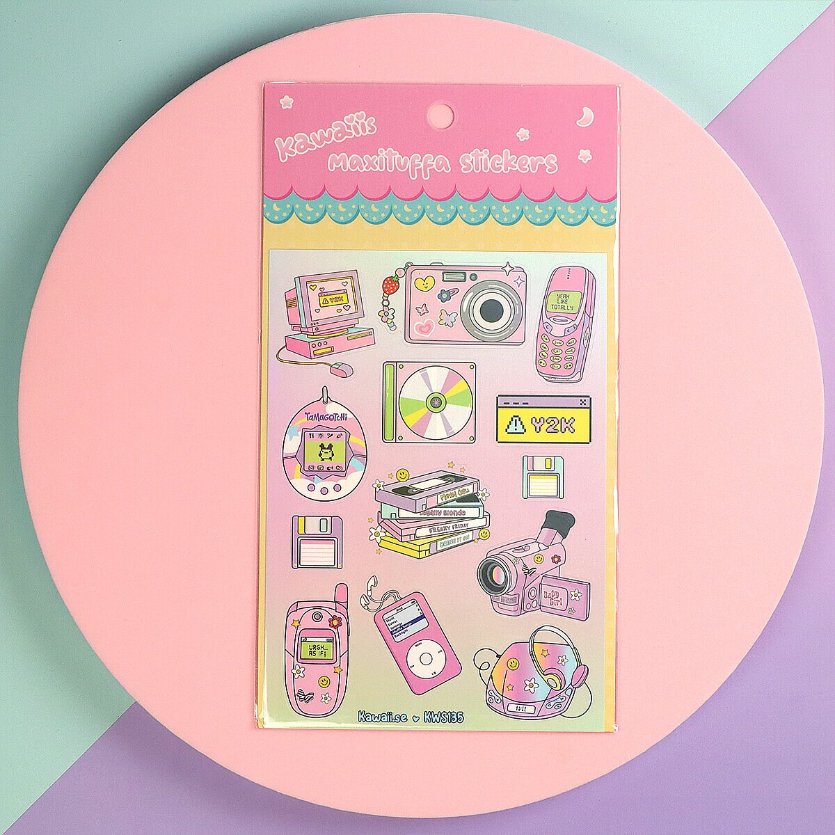 Stickersark A6 - Y2K stuff