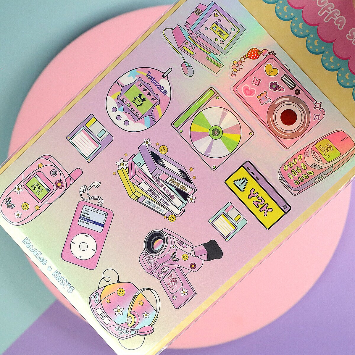 Stickersark A6 - Y2K stuff