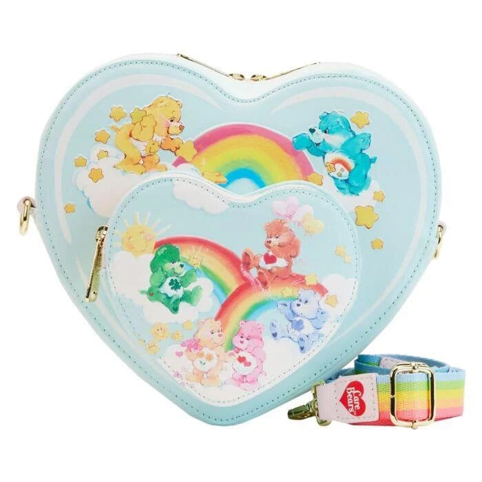 Loungefly Crossbody, Care Bears Heart Cloud Party