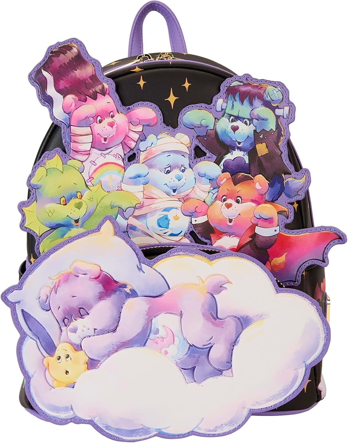 Loungefly Mini Backpack, Care Bears Universal Monsters 