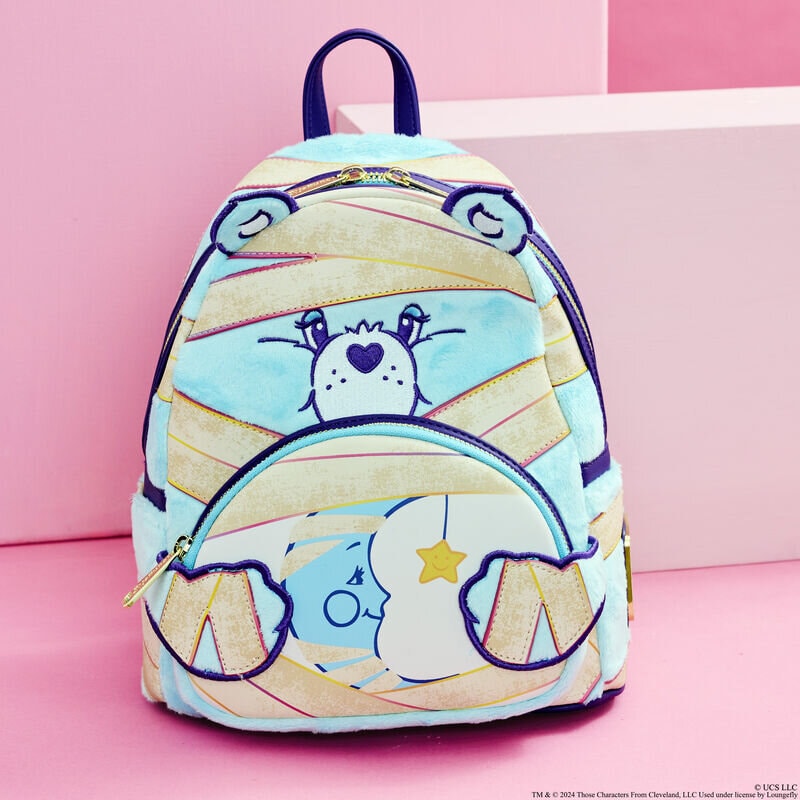 Loungefly Mini Backpack, Bedtime Care Bear Mummy