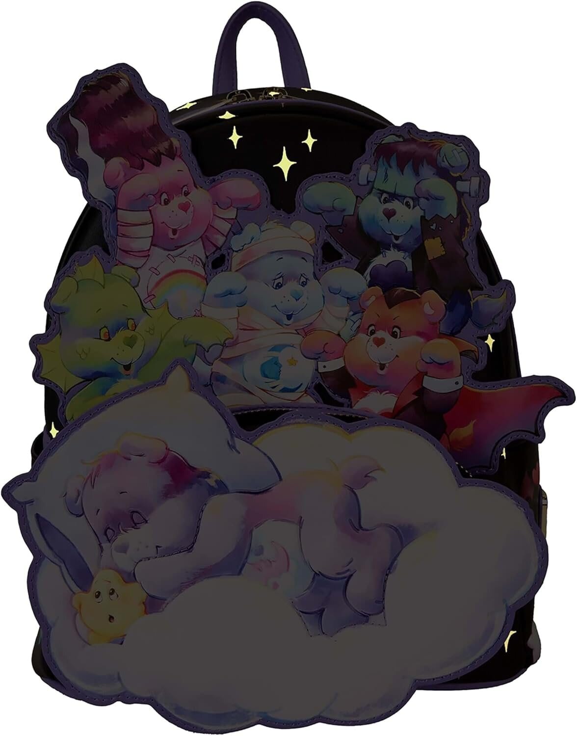 Loungefly Mini Backpack, Care Bears Universal Monsters 