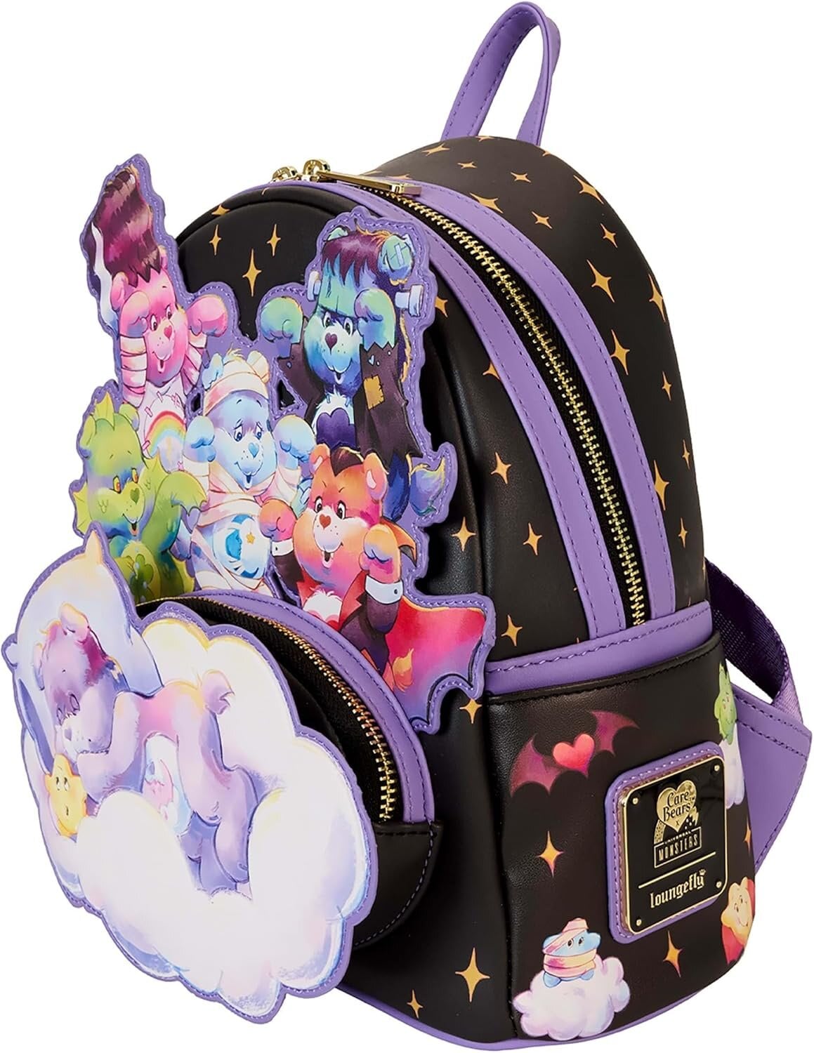 Loungefly Mini Backpack, Care Bears Universal Monsters 