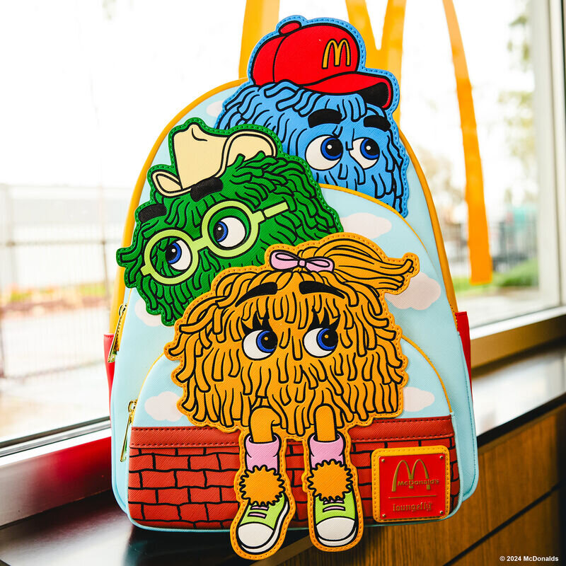 Loungefly mini backpack, McDonalds Funny Fry Friends
