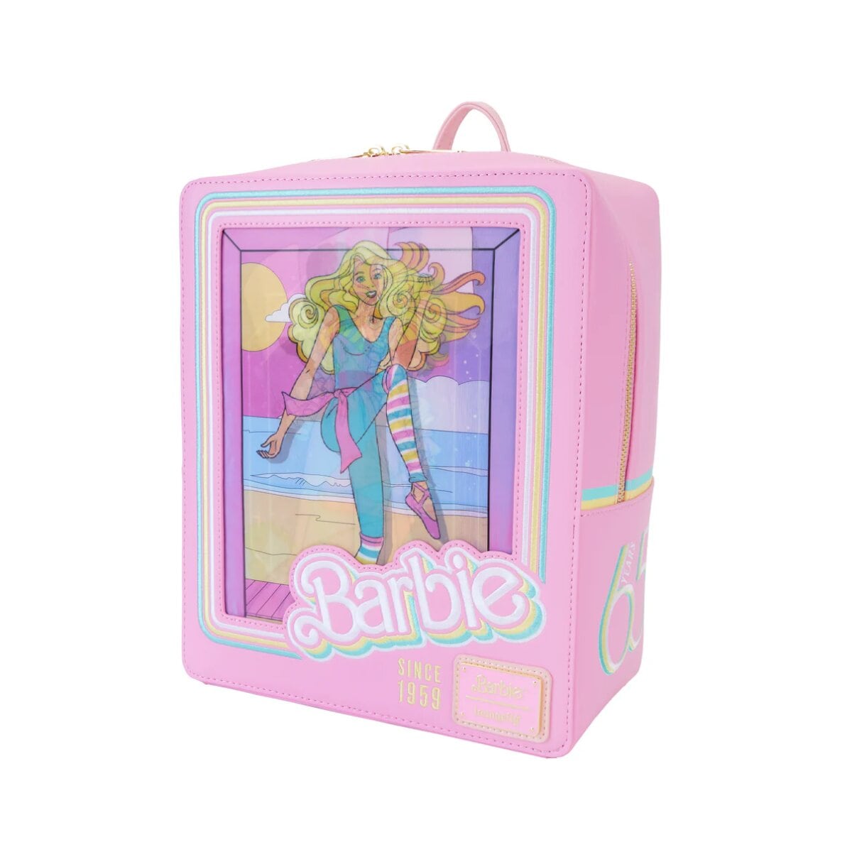 Loungefly mini backpack - Barbie box lenticular