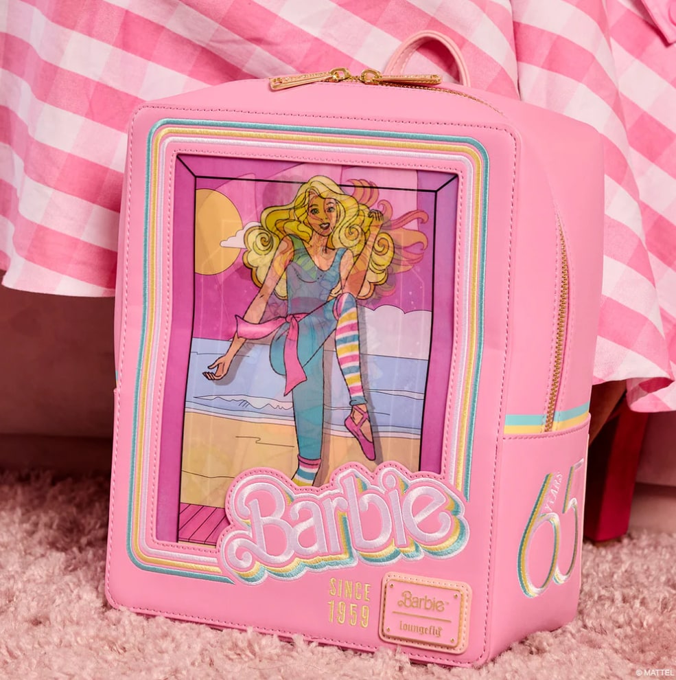 Loungefly mini backpack - Barbie box lenticular