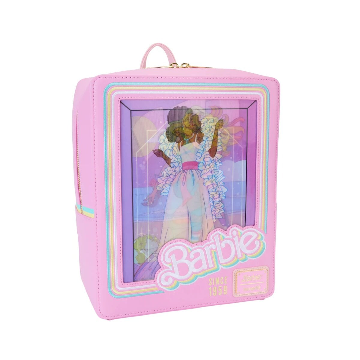 Loungefly mini backpack - Barbie box lenticular
