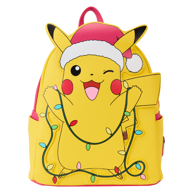 Loungefly Mini Backpack, Pikachu Christmas Lights