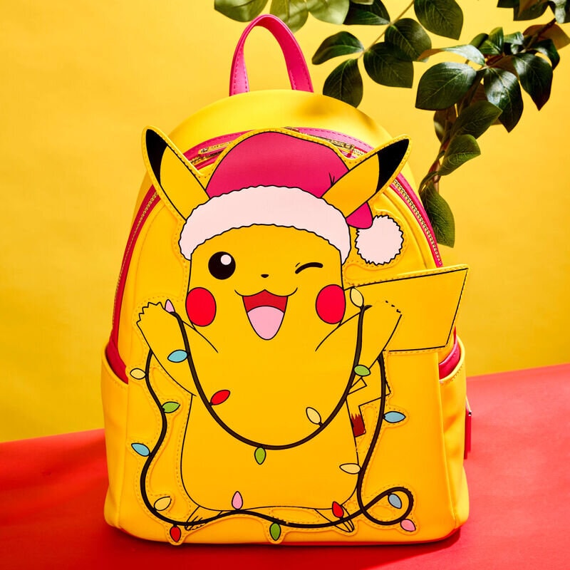 Loungefly Mini Backpack, Pikachu Christmas Lights