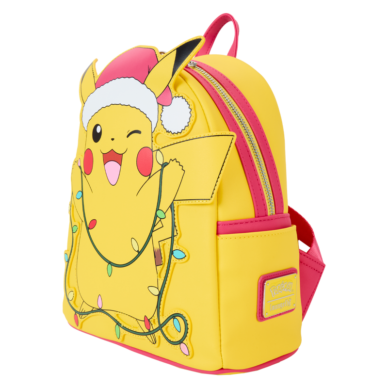 Loungefly Mini Backpack, Pikachu Christmas Lights
