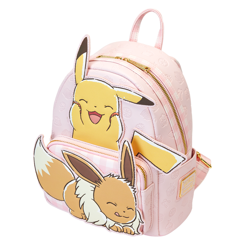 Loungefly Mini Backpack, Pokémon Café Pikachu & Eevee