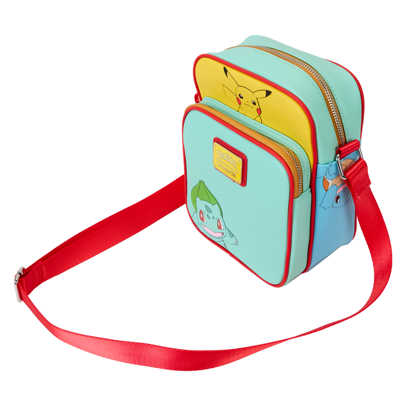 Loungefly Crossbody, Pokemon Color Block Starters