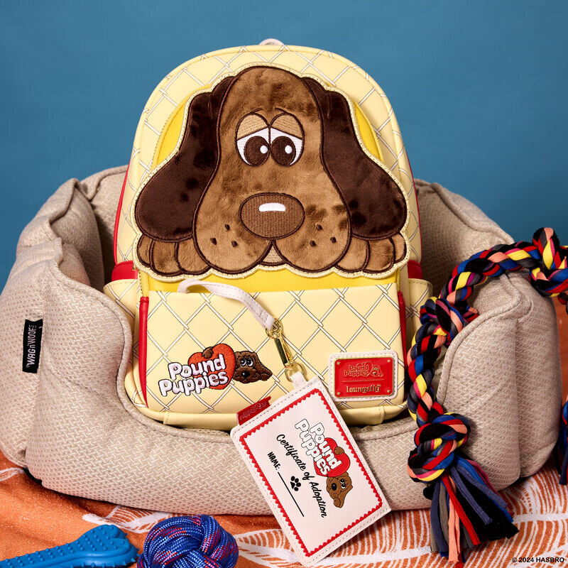 Loungefly Mini Backpack, Pound Puppies 40th Anniversary
