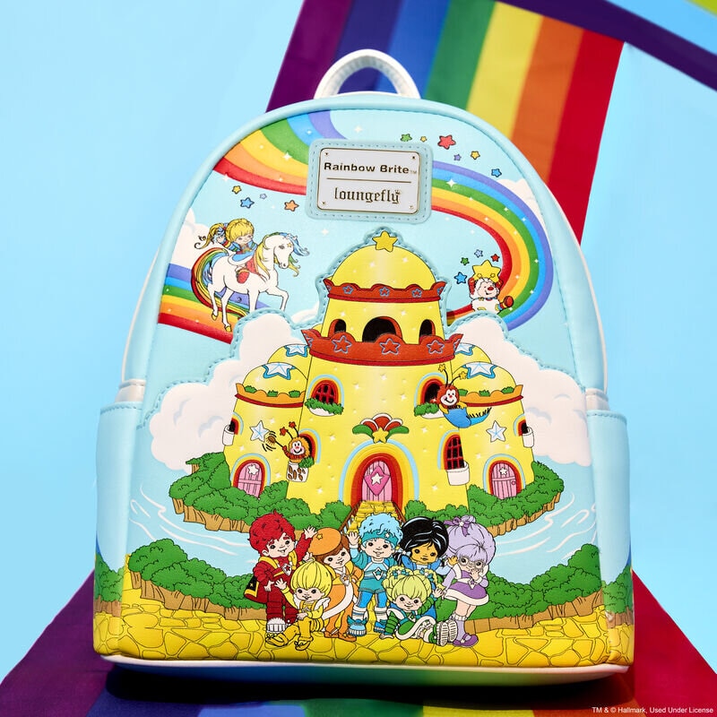 Loungefly Mini Backpack, Rainbow Brite Color Castle