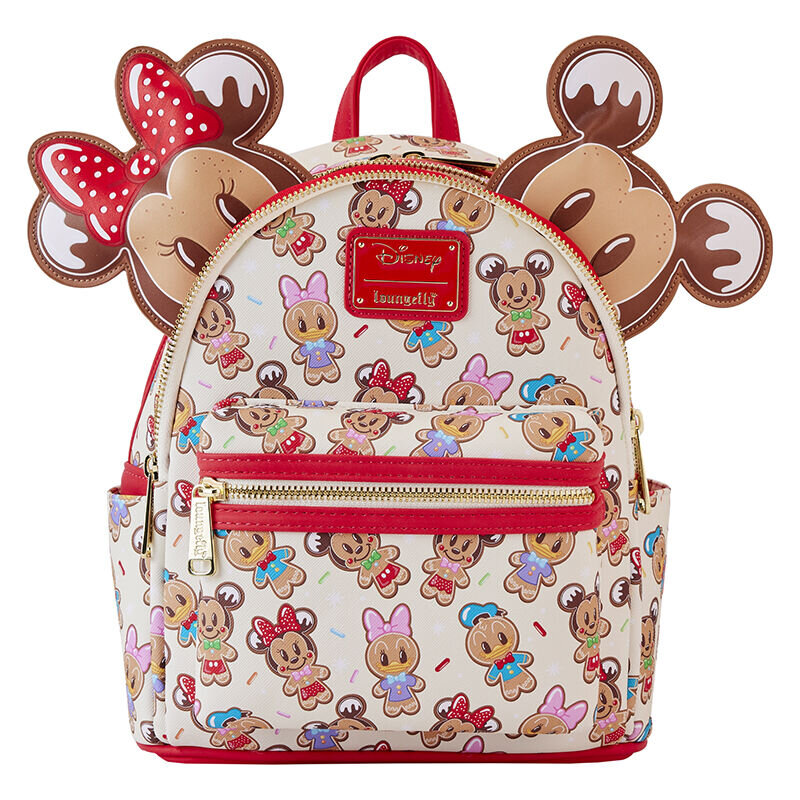 Loungefly mini backpack, Mickey & Friends Gingerbread Cookie