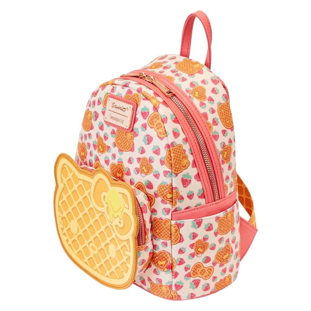 Loungefly Mini Backpack, Hello Kitty Breakfast Waffle