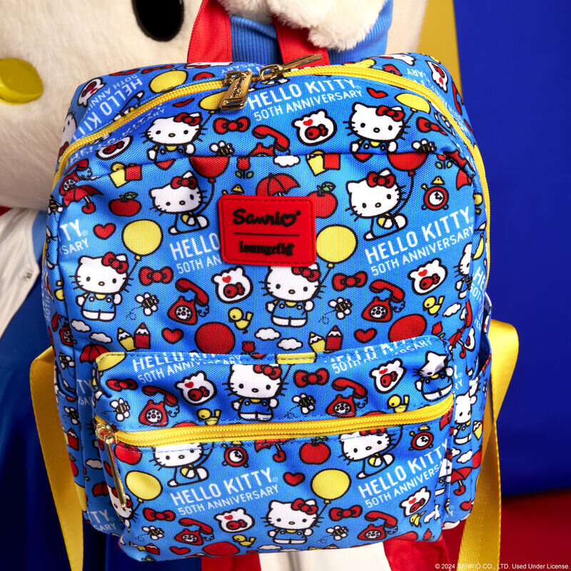 Loungefly mini backpack, Hello Kitty 50th Anniversary